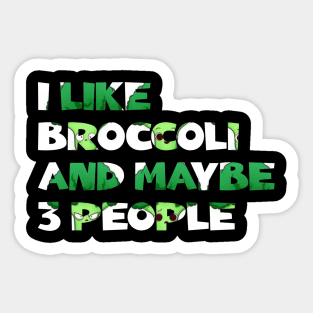 Broccoli t-shirt Sticker